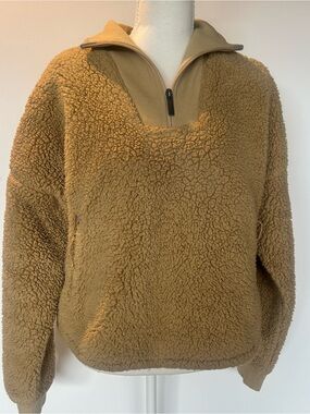Backcountry Camel Quarter-Zip Pullover